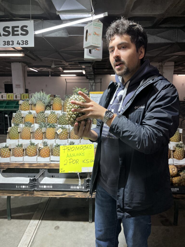 Pineapples in the Farmer's Market